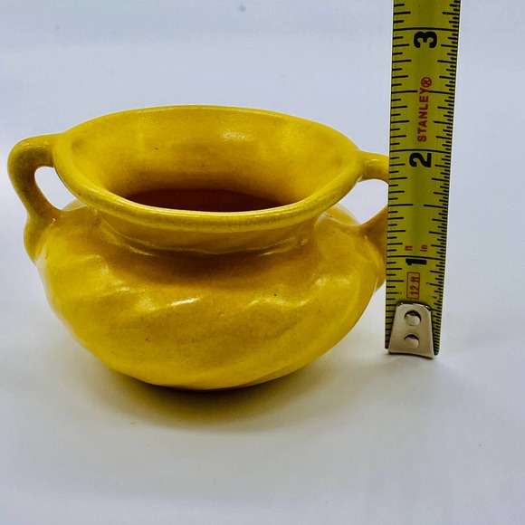 Vintage Demitasse Yellow Stangl Pottery Open Sugar See Description - Picture 10 of 10
